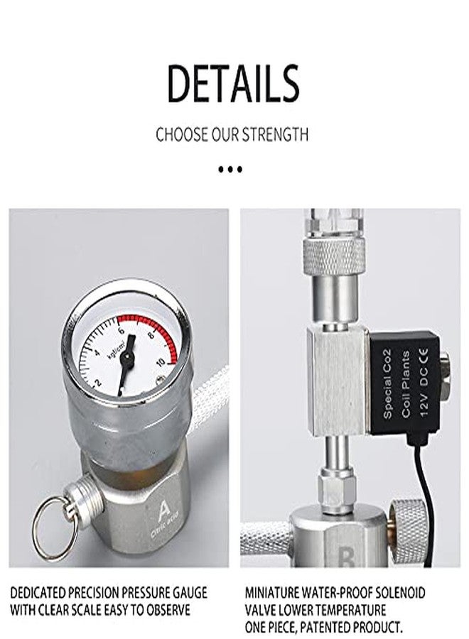 Vayinato Aquarium Co2 Regulators Single Head Solenoid Valve - Image 4